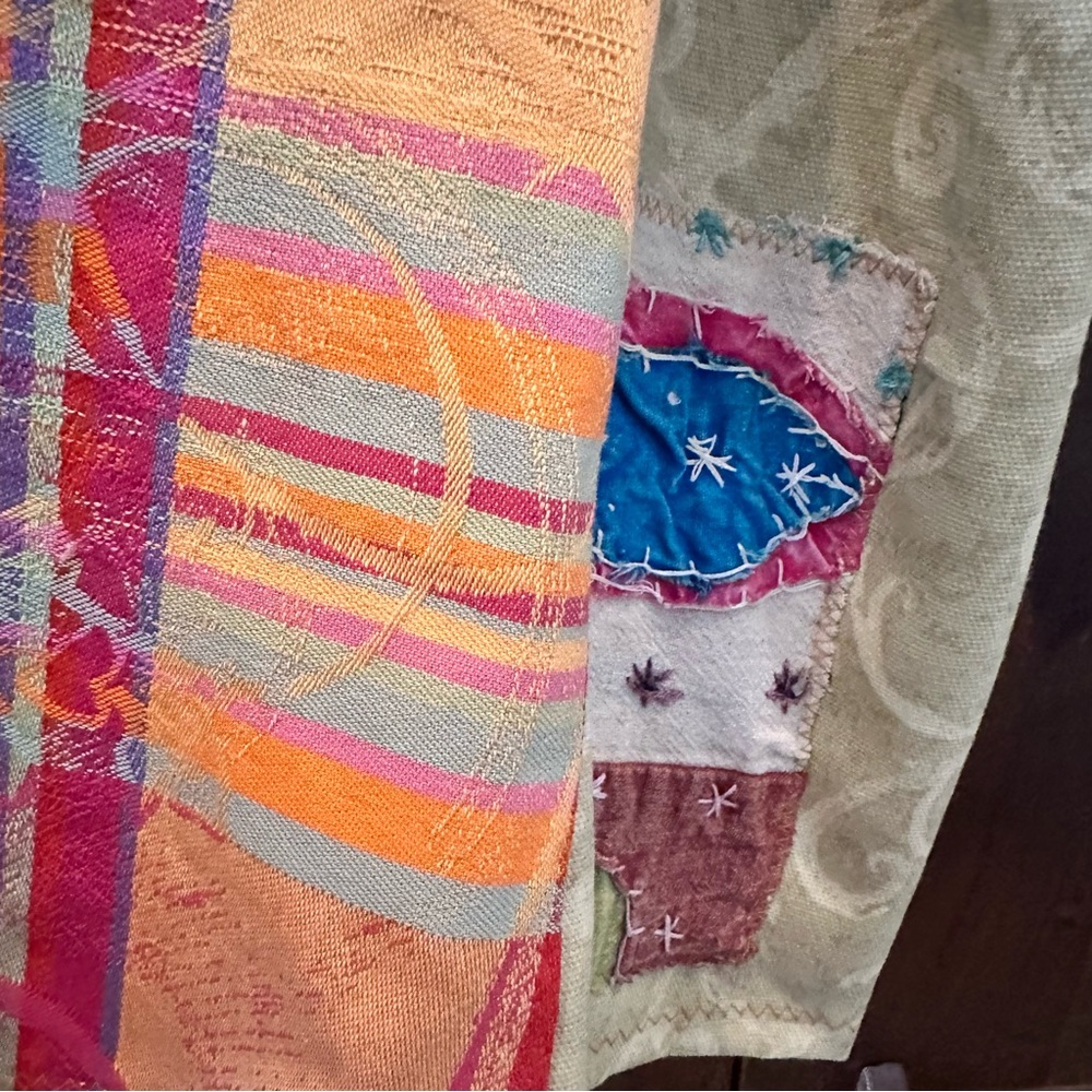 Breakfast With Matisse Colorful Patchwork Jacket NWOT - Picture 8 of 14